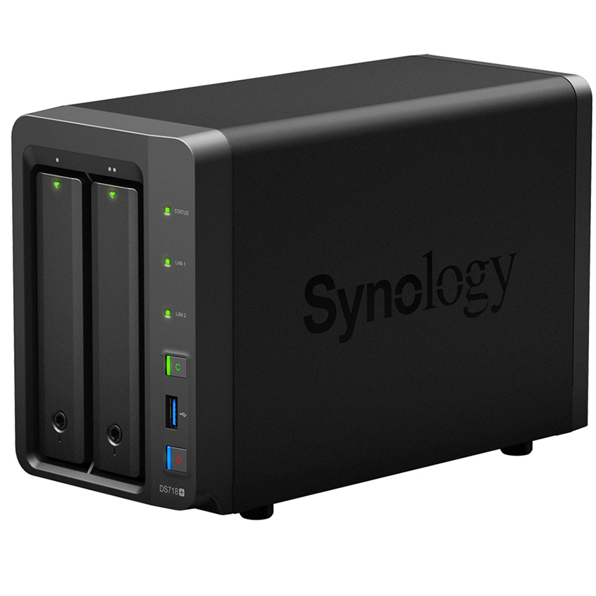 Thiết bị lưu trữ mạng Synology 2 khay DS718+